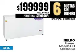 Diarco Inelro freezer oferta