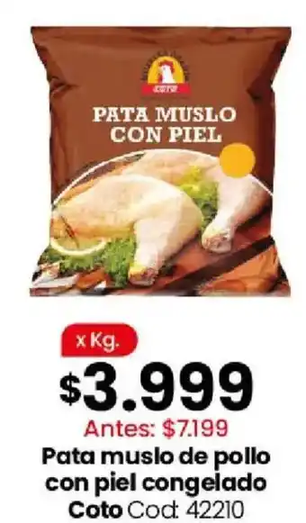 Coto Coto pata muslo con piel oferta
