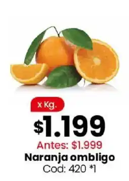 Coto Naranja ombligo oferta