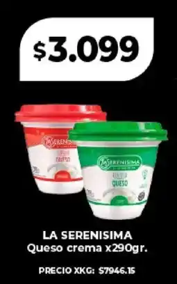 Supermayorista Vital La serenisima queso crema oferta