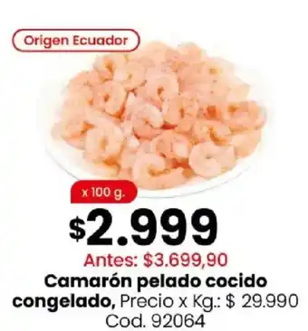 Coto Camarón pelado cocido congelado oferta