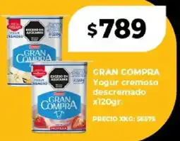 Supermayorista Vital Gran compra yogur cremoso descremado oferta