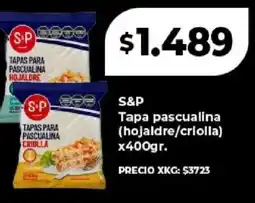 Supermayorista Vital S&P tapa pascualina (hojaldre/criolla) oferta