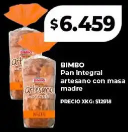 Supermayorista Vital Bimbo pan integral artesano con masa madre oferta