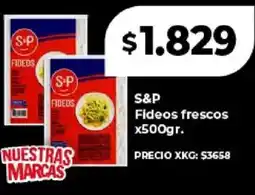 Supermayorista Vital S&P fideos frescos oferta