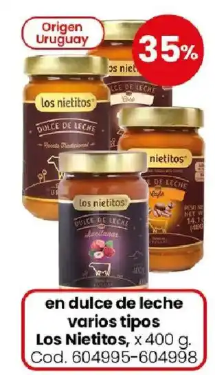 Coto Los nietitos dulce de leche varios tipos oferta