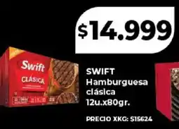 Supermayorista Vital Swift hamburguesa clásica oferta