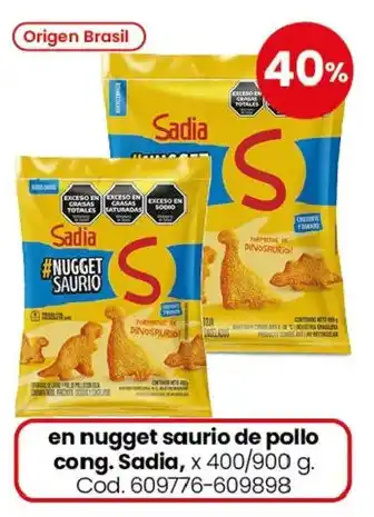 Coto Sadia nugget saurio oferta