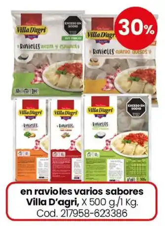 Coto Villa D'agri ravioles varios sabores oferta