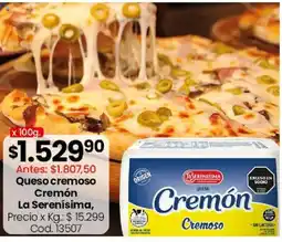 Coto La serenisima queso cremoso cremón oferta