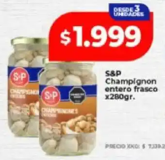 S&P champignon entero frasco