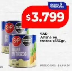 Supermayorista Vital S&P anana en trozos oferta
