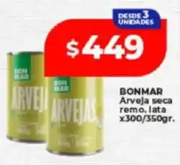 Supermayorista Vital Bonmar arveja seca remo oferta