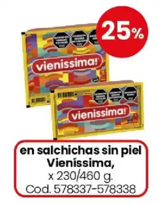 Coto Vienissima en salchichas sin piel oferta