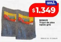 Supermayorista Vital Bonux trapo de piso tejido gris oferta