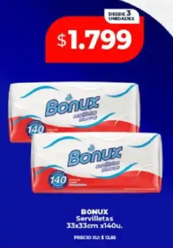 Bonux servilletas
