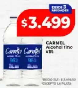 Supermayorista Vital Carmel alcohol fino oferta