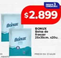 Supermayorista Vital Bonux bolsa de freezer oferta