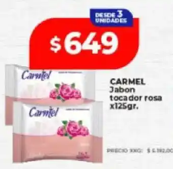 Carmel jabon tocador rosa