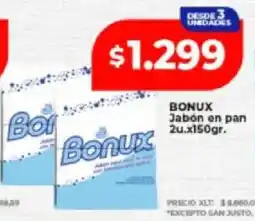 Supermayorista Vital Bonux jabón en pan oferta