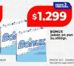 Supermayorista Vital Bonux jabón en pan oferta