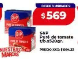 Supermayorista Vital S&P puré de tomate oferta