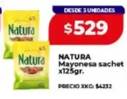 Supermayorista Vital Natura mayonesa sachet oferta