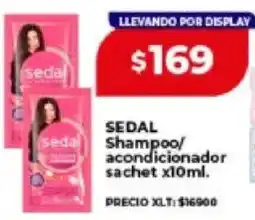 Supermayorista Vital Sedal shampoo/acondicionador oferta