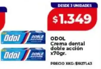 Odol crema dental doble accion