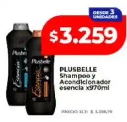 Supermayorista Vital Plusbelle shampoo y acondicionador esencia oferta