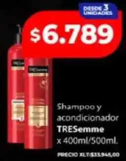 Supermayorista Vital Tresemme shampoo y acondicionador oferta