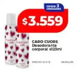 Supermayorista Vital Caro cuore desodorante corporal oferta