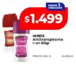 Supermayorista Vital Hinds antitranspirante r-on 60gr oferta