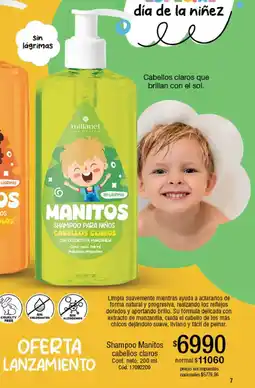 Millanel Cosmética Millanel shampoo para niños cabellos claros oferta
