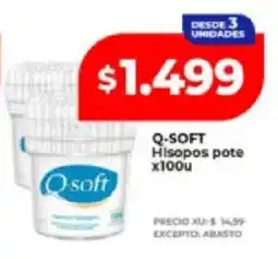 Supermayorista Vital Q-soft hisopos pote oferta