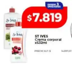 Supermayorista Vital St Ives crema corporal oferta