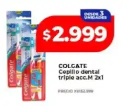 Supermayorista Vital Colgate cepillo dental triple acc.m 2x1 oferta