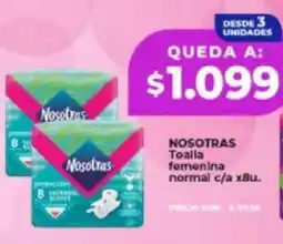 Supermayorista Vital Nosotras toalla femenina normal oferta