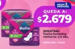 Supermayorista Vital Nosotras toalla femenina nocturna c/a xau oferta