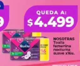 Supermayorista Vital Nosotras toalla femenina nocturna suave oferta