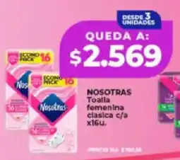 Supermayorista Vital Nosotras toalla femenina clasica oferta