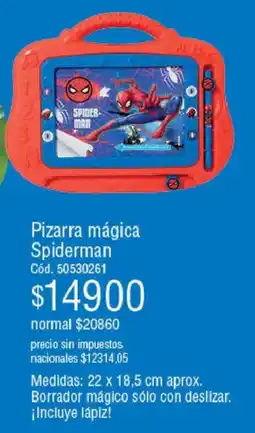 Millanel Cosmética Spiderman pizarra mágica oferta