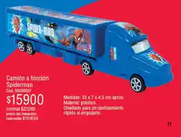Millanel Cosmética Spiderman camión a fricción oferta