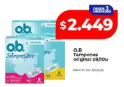Supermayorista Vital O.b. tampones original oferta