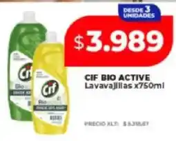 Supermayorista Vital Cif bio active lavavajillas oferta