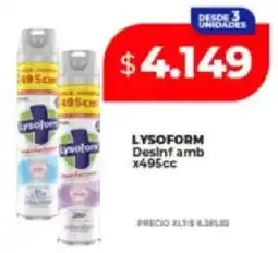Supermayorista Vital Lysoform desinfectante oferta