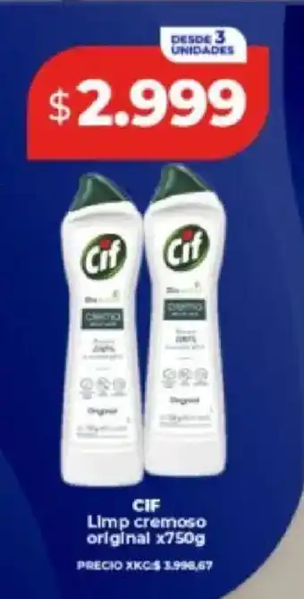 Supermayorista Vital Cif limp cremoso original oferta