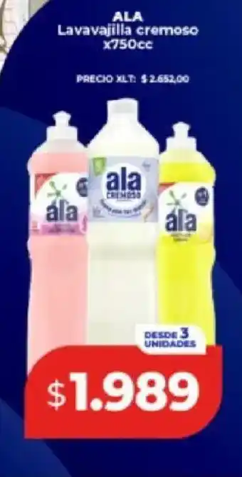 Supermayorista Vital Ala lavavajilla cremoso oferta