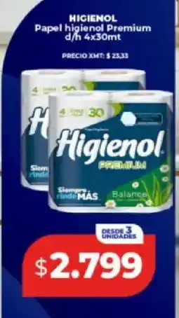 Supermayorista Vital Higienol papel higienol premium oferta