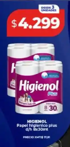 Supermayorista Vital Higienol papel higienico plus oferta
